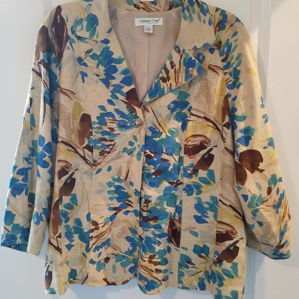 Blazer/ jacket by Coldwater Creek